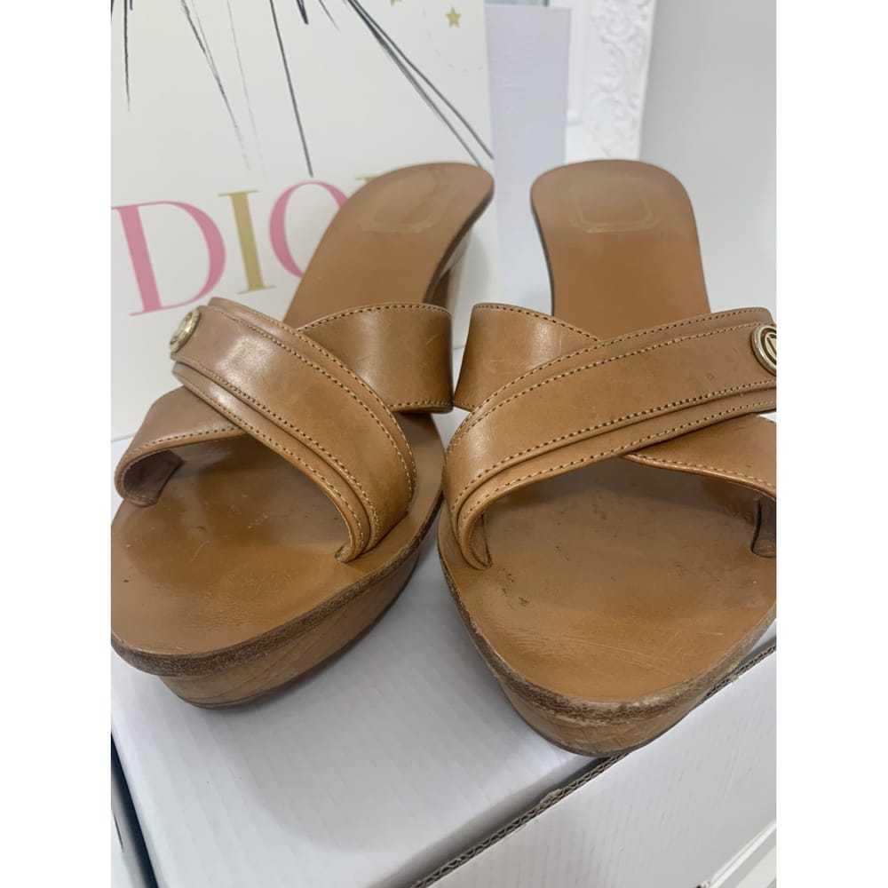 Dior Leather mules & clogs - image 4