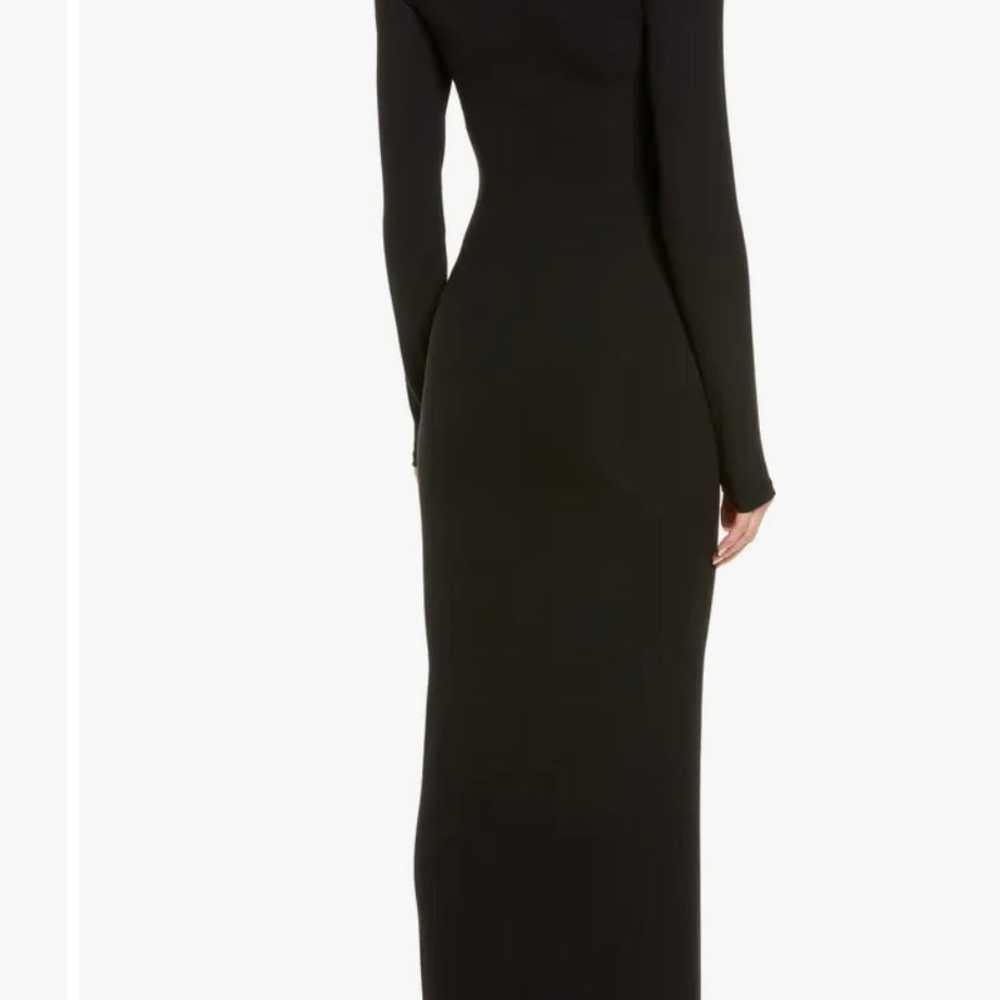 SKIMS Black Long Sleeve Maxi Dress - image 2
