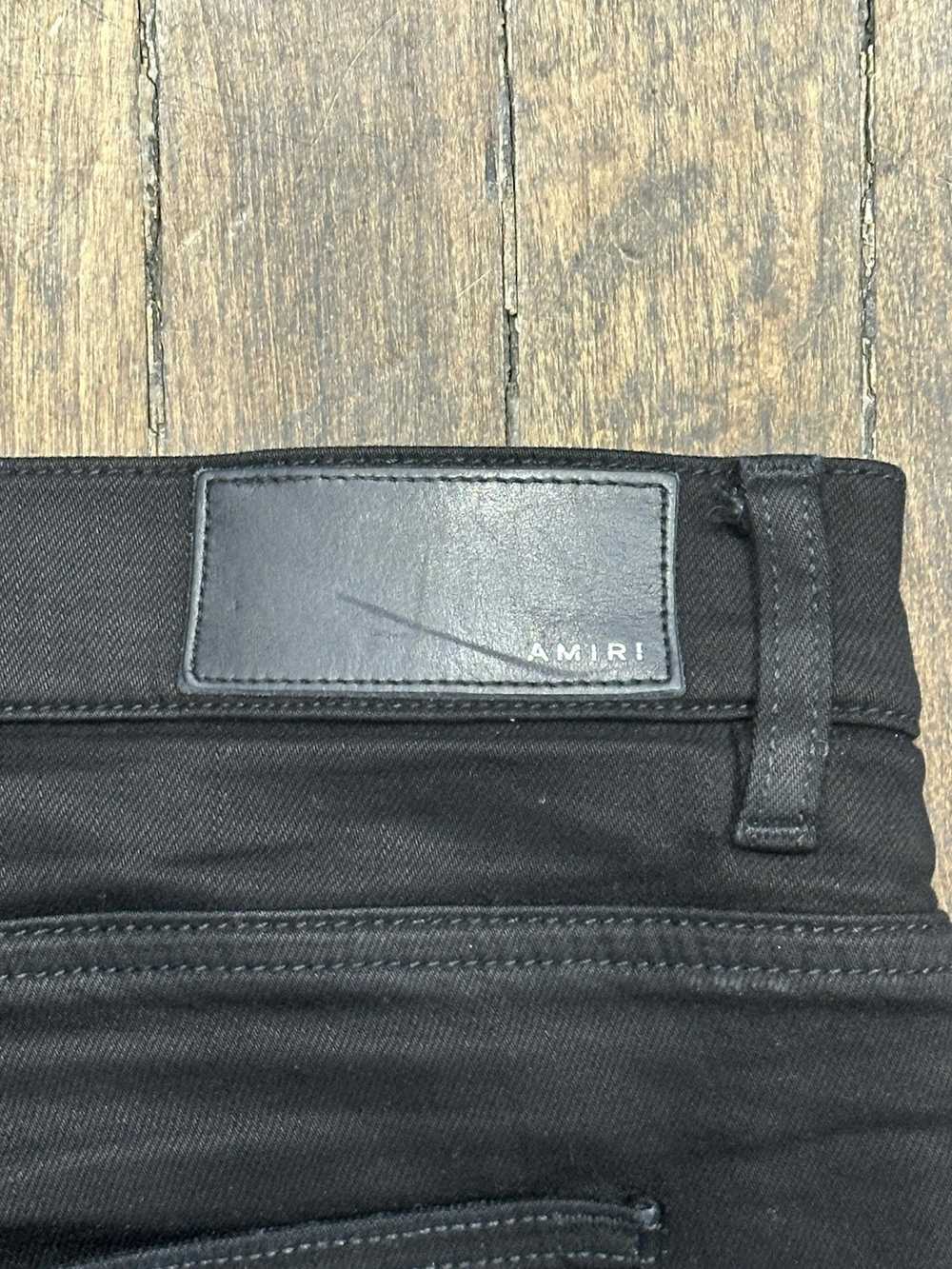 Amiri Amiri MX1 Black Patch Jeans Size 36 Pre-own… - image 7