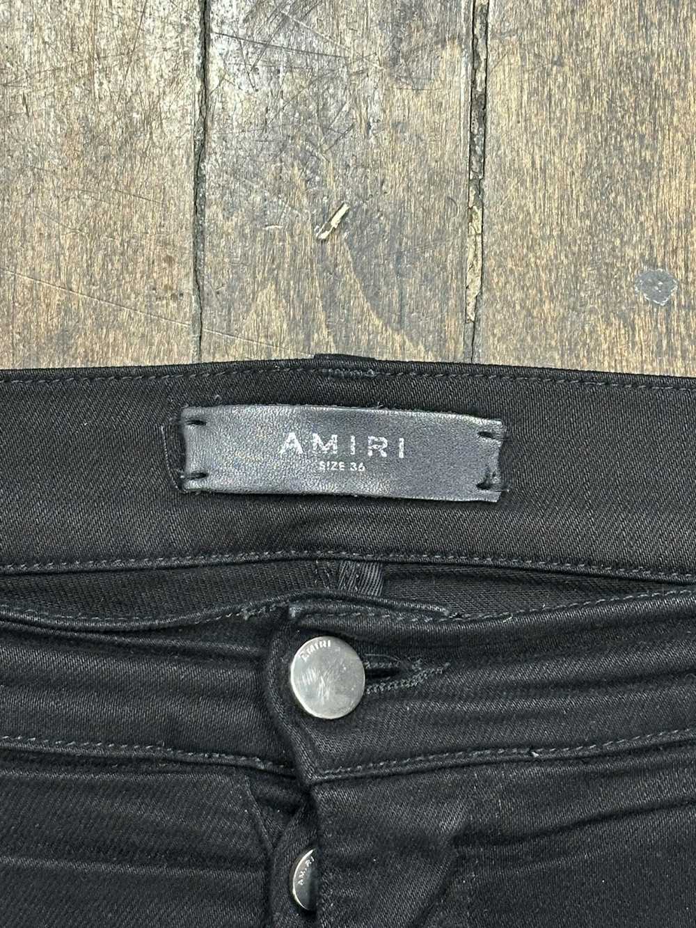 Amiri Amiri MX1 Black Patch Jeans Size 36 Pre-own… - image 9