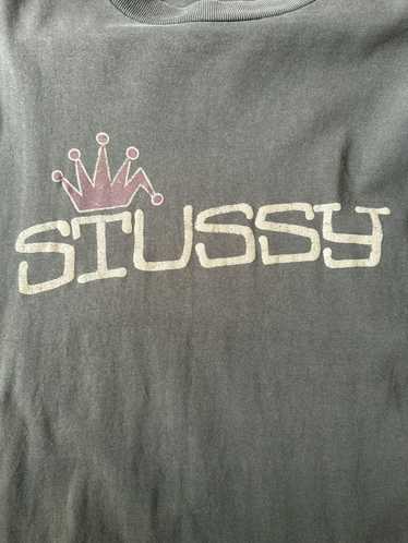 Stussy × Vintage 90s Vintage Stussy Crown Spellou… - image 1