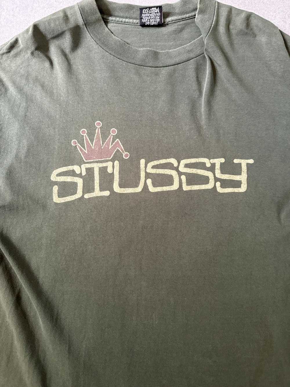 Stussy × Vintage 90s Vintage Stussy Crown Spellou… - image 5