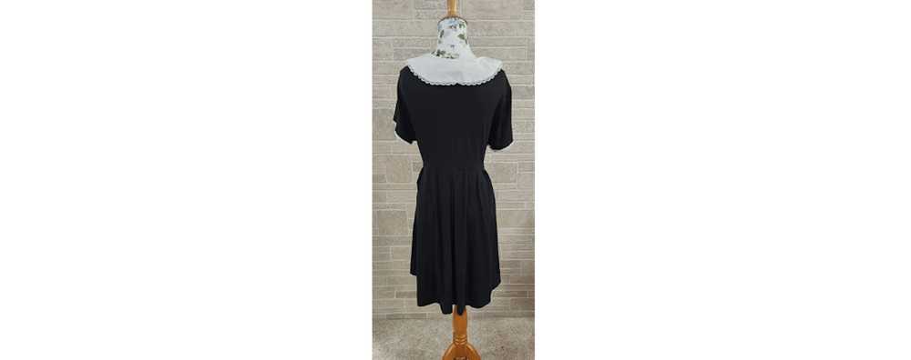 Rude (Hot Topic) Black Wednesday Adams Dress With… - image 3