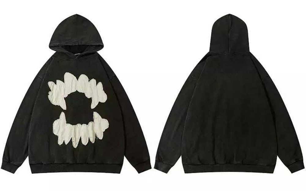 Hypebeast × Rare × Streetwear "Vampire" Black Hoo… - image 3