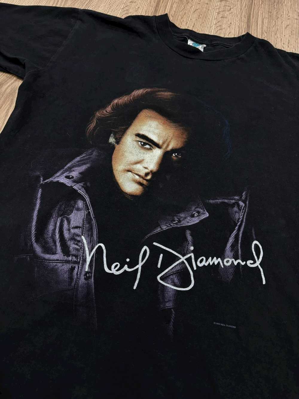 Band Tees × Vintage Vintage 1993 Neil Diamond Tou… - image 3