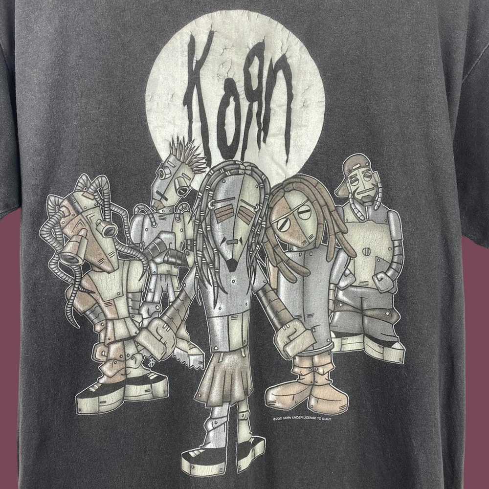 Band Tees × Rock T Shirt × Vintage Vintage Korn t… - image 2