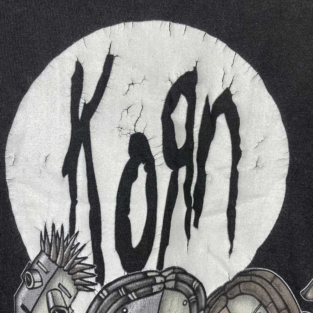 Band Tees × Rock T Shirt × Vintage Vintage Korn t… - image 4
