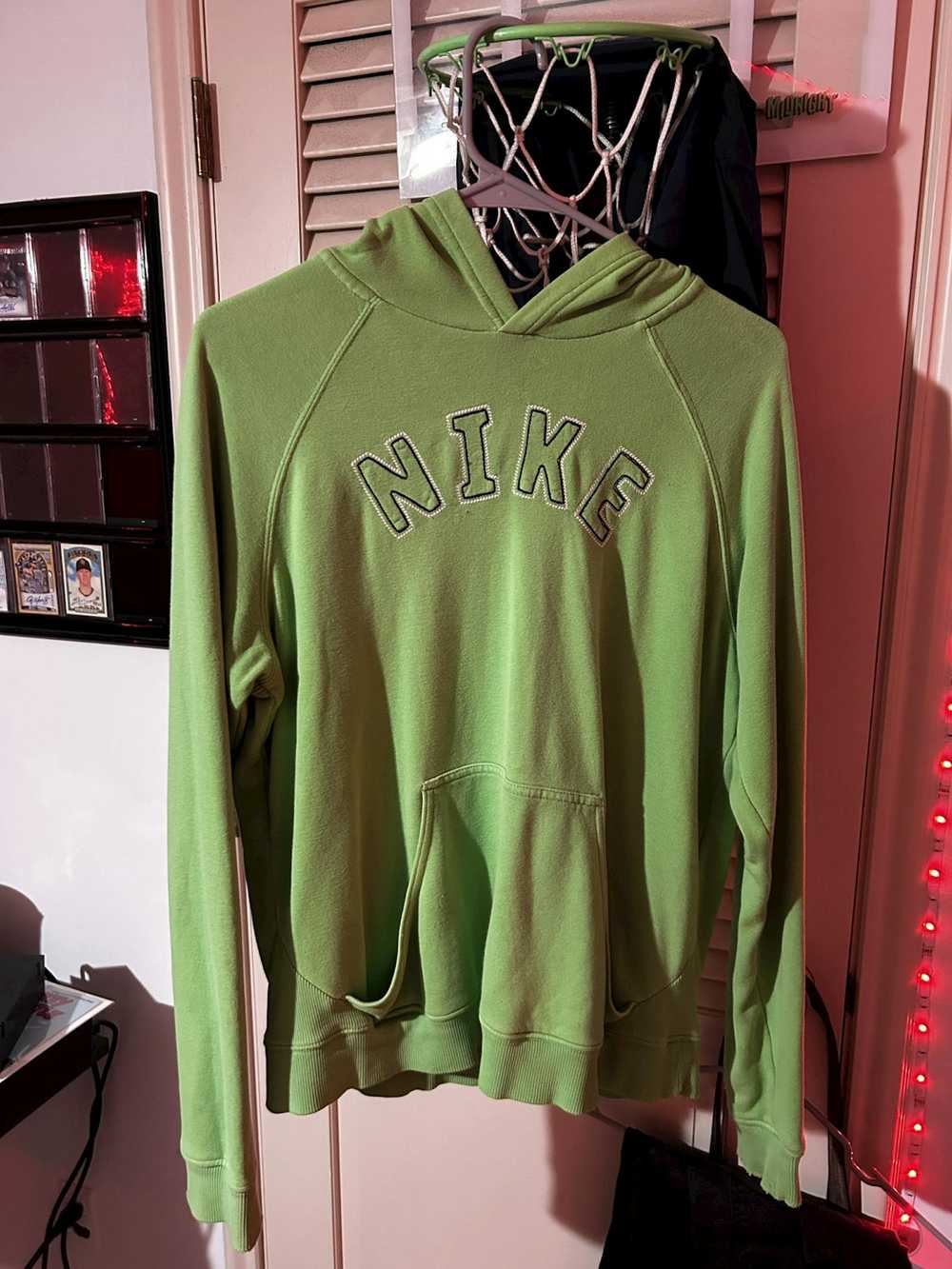 Nike Vintage lime Green Nike hoodie - image 1