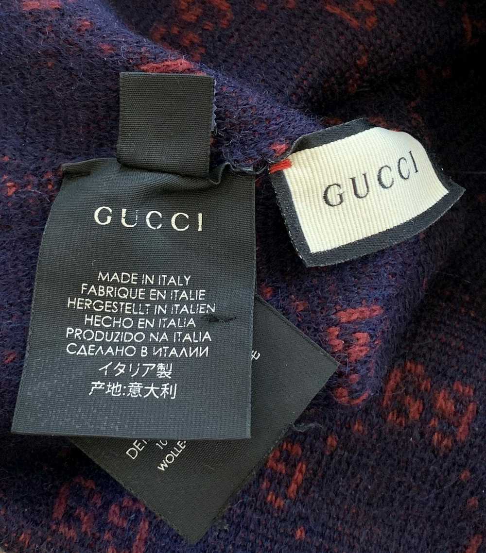 Gucci Vintage Gucci Monogram Beanie Hat - image 4