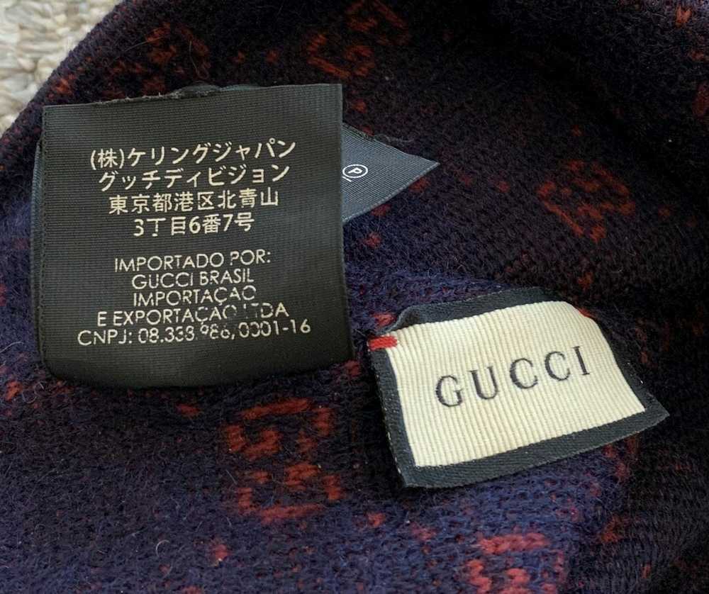 Gucci Vintage Gucci Monogram Beanie Hat - image 6