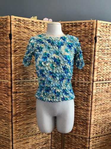 トップス crinkle crinkle 3D embroidery shirts VONIQUE / crinkle crinkle crinkle / 3D embroidery camisole