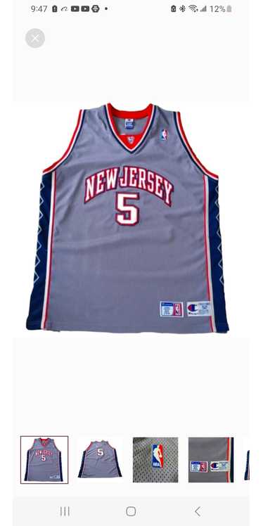 Champion × NBA NBA NewJersey Nets authentic Jason… - image 1