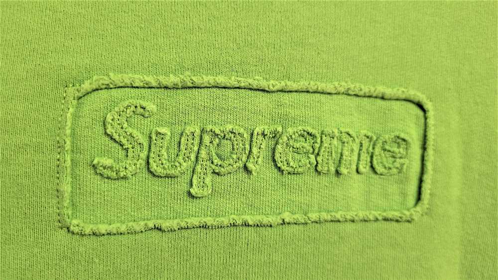Supreme Lime Cutout Box Logo Neon Green BOGO Swea… - image 3
