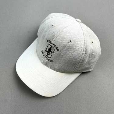 Vintage Vintage Stanford University Hat White Gol… - image 1