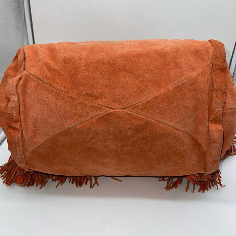 Celine Celine RARE Dimitri Large Suede Satchel in… - image 9