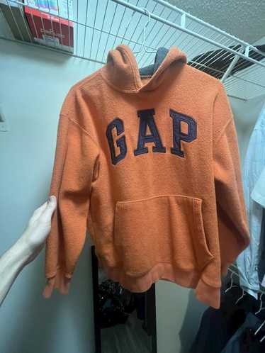 Gap Orange GAP Fuzzy Hoodie - image 1