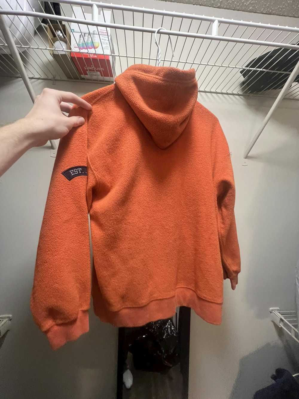 Gap Orange GAP Fuzzy Hoodie - image 2