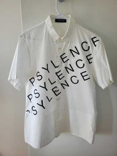 John Undercover "PSYLENCE" White Cotton Shirt - image 1