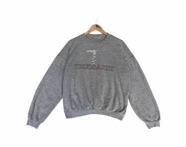 Trussardi Vintage 90s Trussardi Sweatshirt Crewne… - image 1