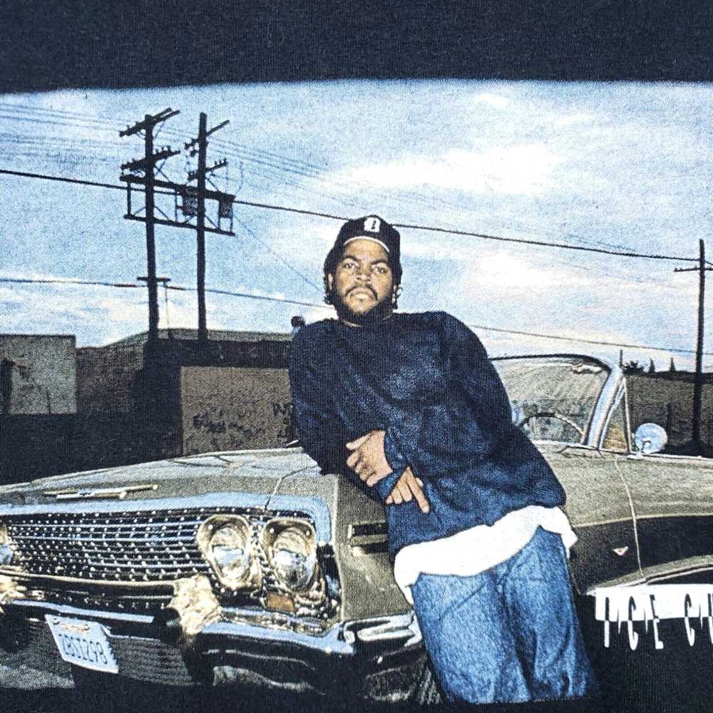 Vintage Ice Cube T-Shirt Mens M Medium Black Ice … - image 2