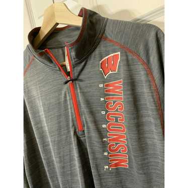 Russell Athletic Wisconsin Badgers Long Sleeve 1/… - image 1