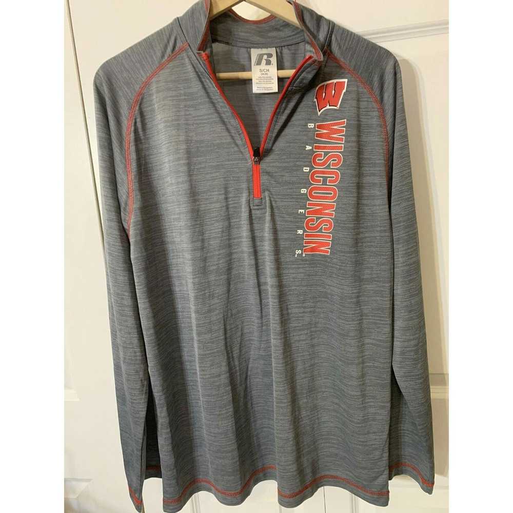 Russell Athletic Wisconsin Badgers Long Sleeve 1/… - image 3