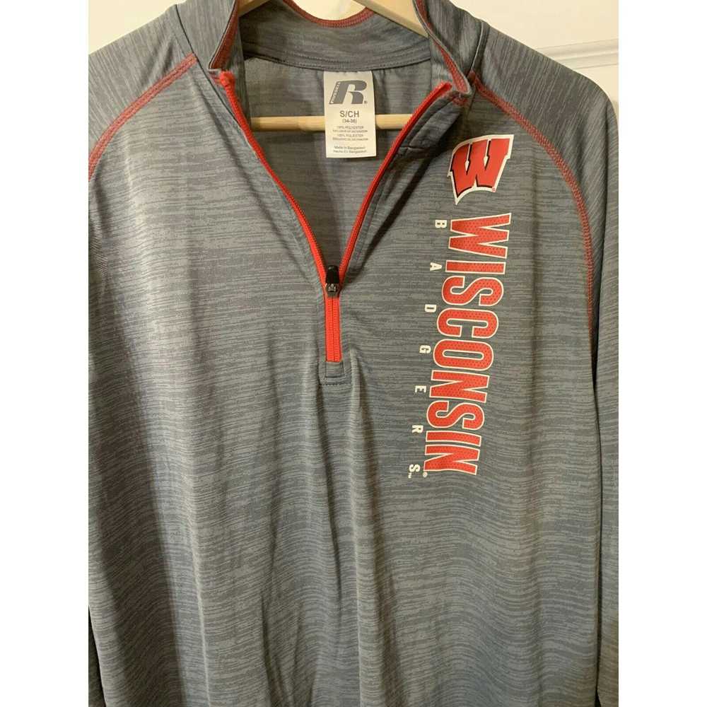 Russell Athletic Wisconsin Badgers Long Sleeve 1/… - image 4