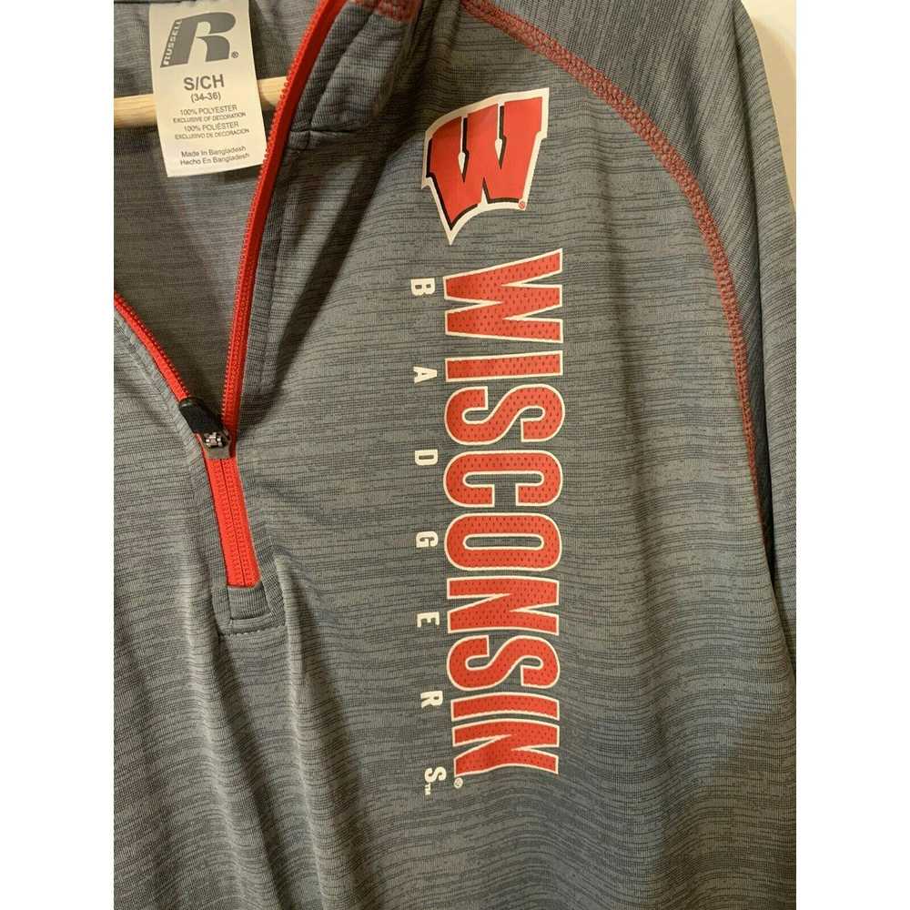 Russell Athletic Wisconsin Badgers Long Sleeve 1/… - image 5