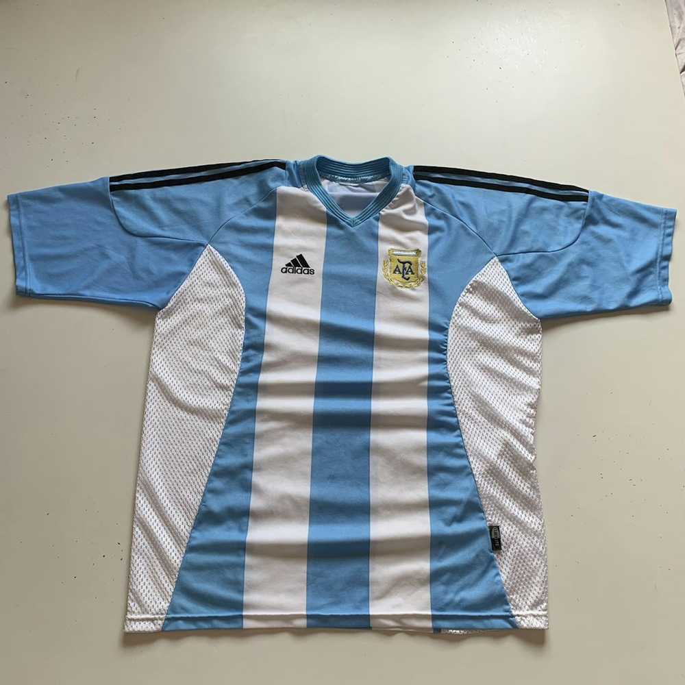 Adidas × Soccer Jersey × Vintage Vintage Y2K Adid… - image 1