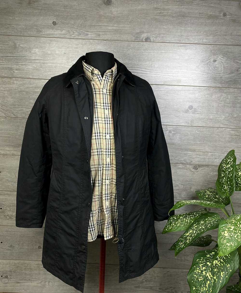 Barbour × Vintage × Waxed Barbour waxed parka wom… - image 2