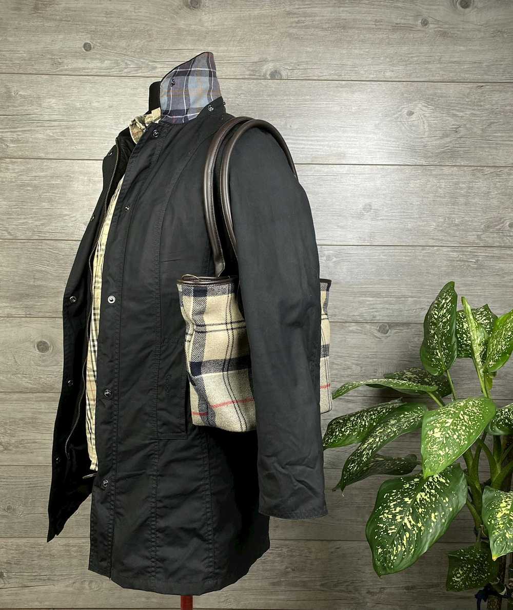 Barbour × Vintage × Waxed Barbour waxed parka wom… - image 7