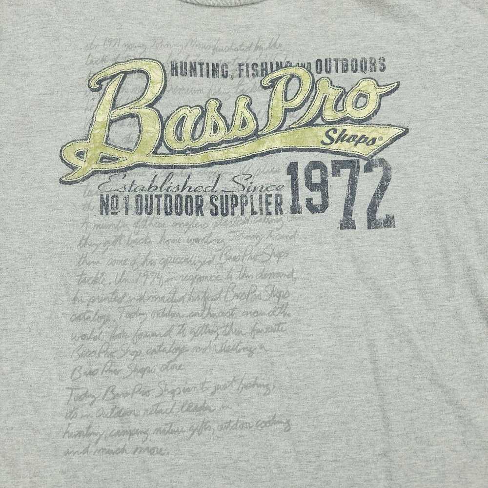 Bass Pro Shops Bass Pro Shops Shirt Men's 2XL Gra… - image 2