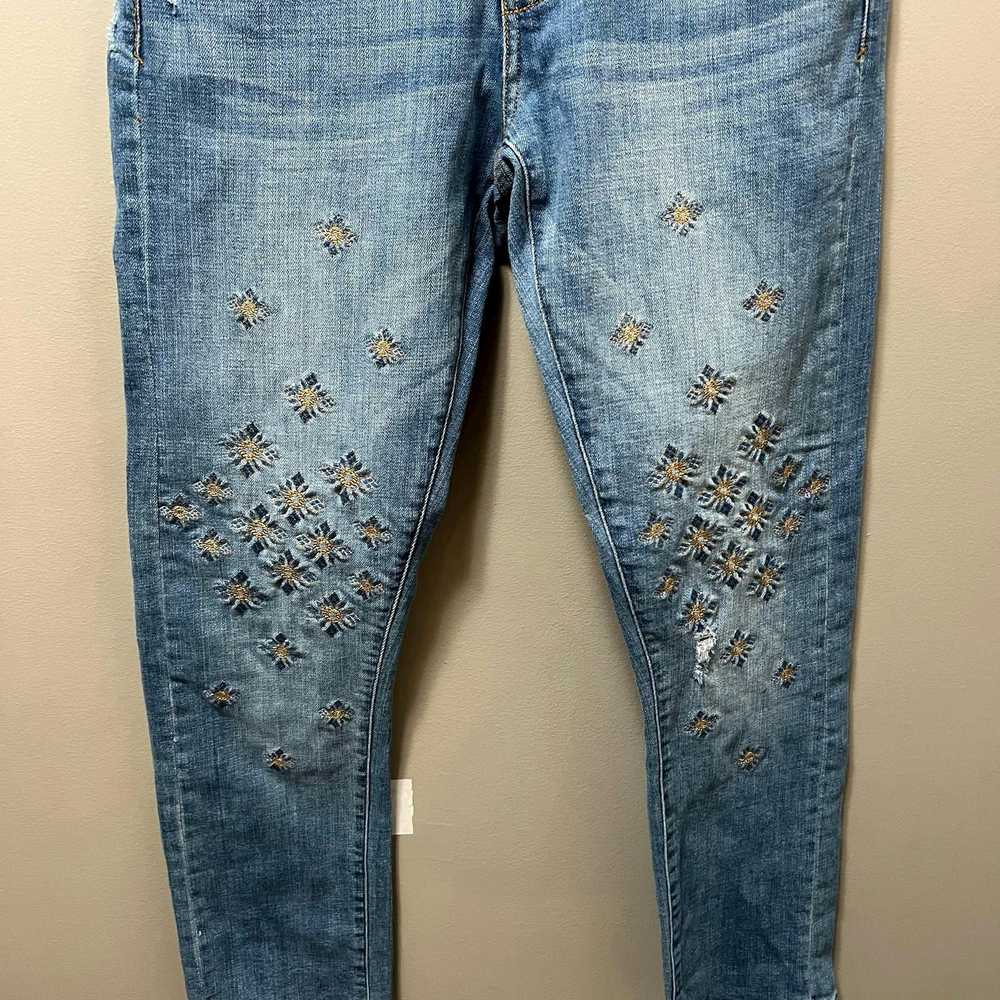 Anthropologie Pilcro women’s slim boyfriend embro… - image 3