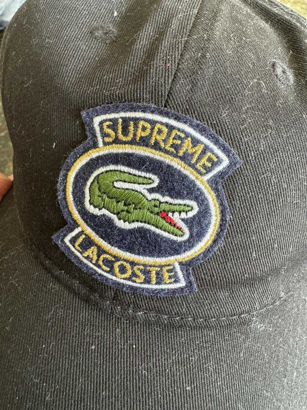 Lacoste × Supreme Supreme Lacoste Black Dad Hat - image 2