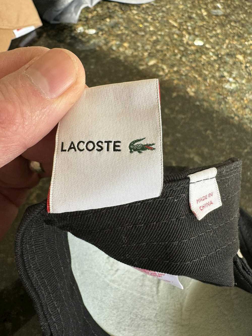 Lacoste × Supreme Supreme Lacoste Black Dad Hat - image 4