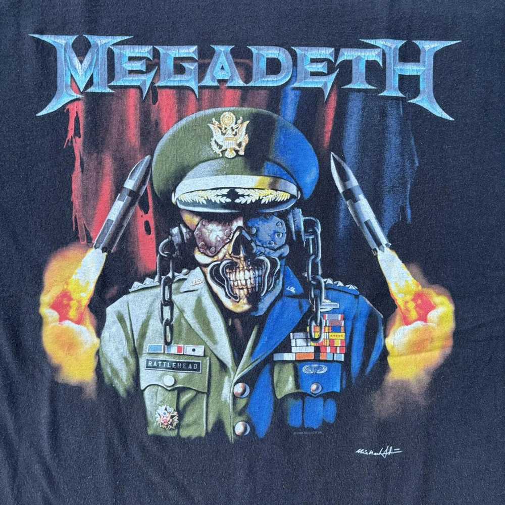 Band Tees × Streetwear × Vintage Megadeth metal b… - image 2