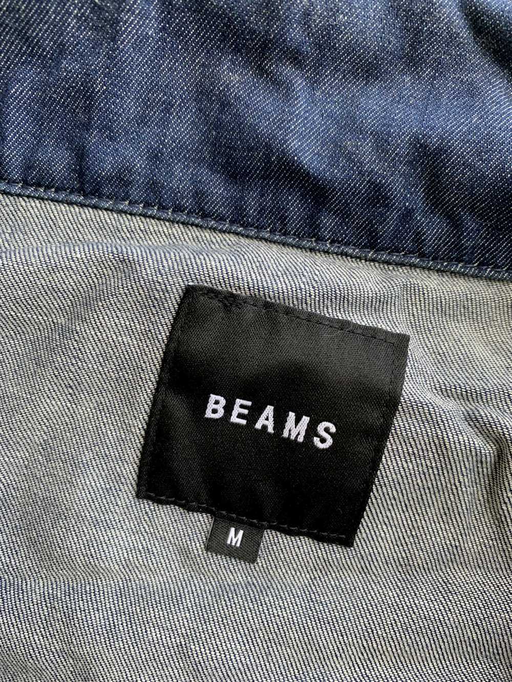 Beams Plus Beams Belted Denim Cardigan - image 4