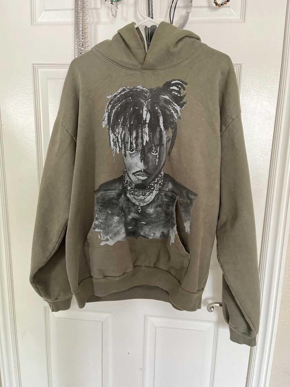 Revenge Revenge Juice Wrld Graphite Portrait Hoodie A… - Gem