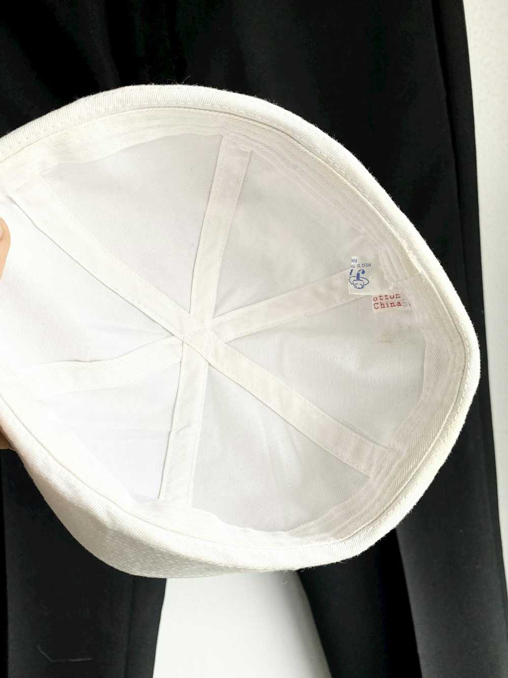 Vintage VINTAGE White Navy Naval Sailor Hat! - image 6