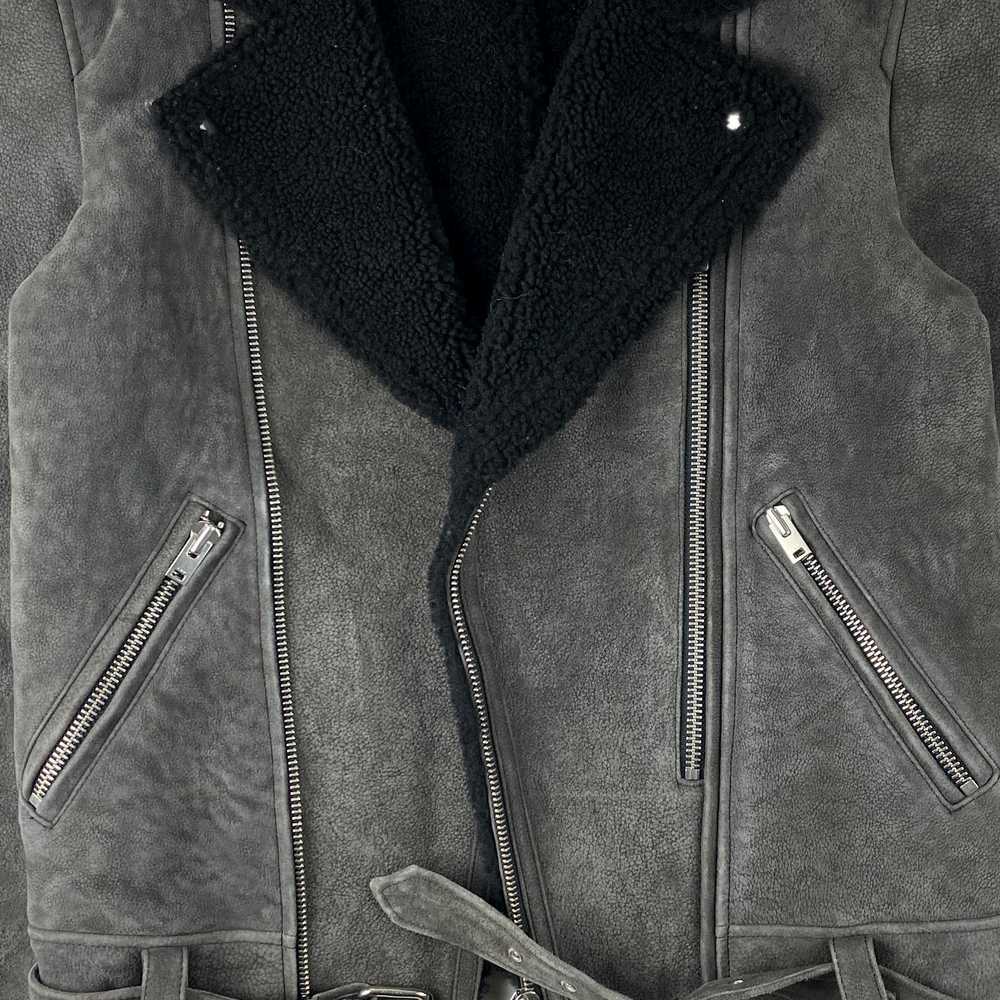 Iro Iro Grey Shearling Jacket - image 3