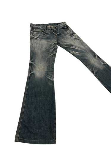 Hype × Japanese Brand × Streetwear Flare Jeans Hig