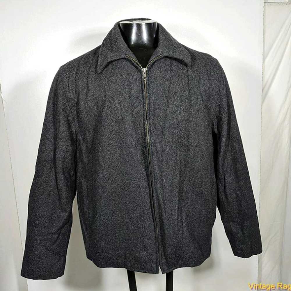 Gap GAP Wool Jacket Coat Mens Size M Charcoal Gra… - image 1
