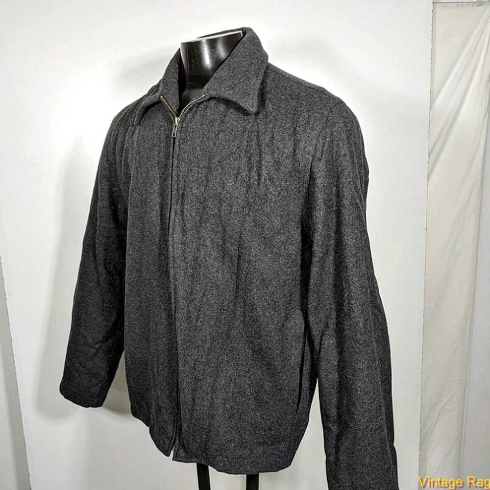 Gap GAP Wool Jacket Coat Mens Size M Charcoal Gra… - image 3