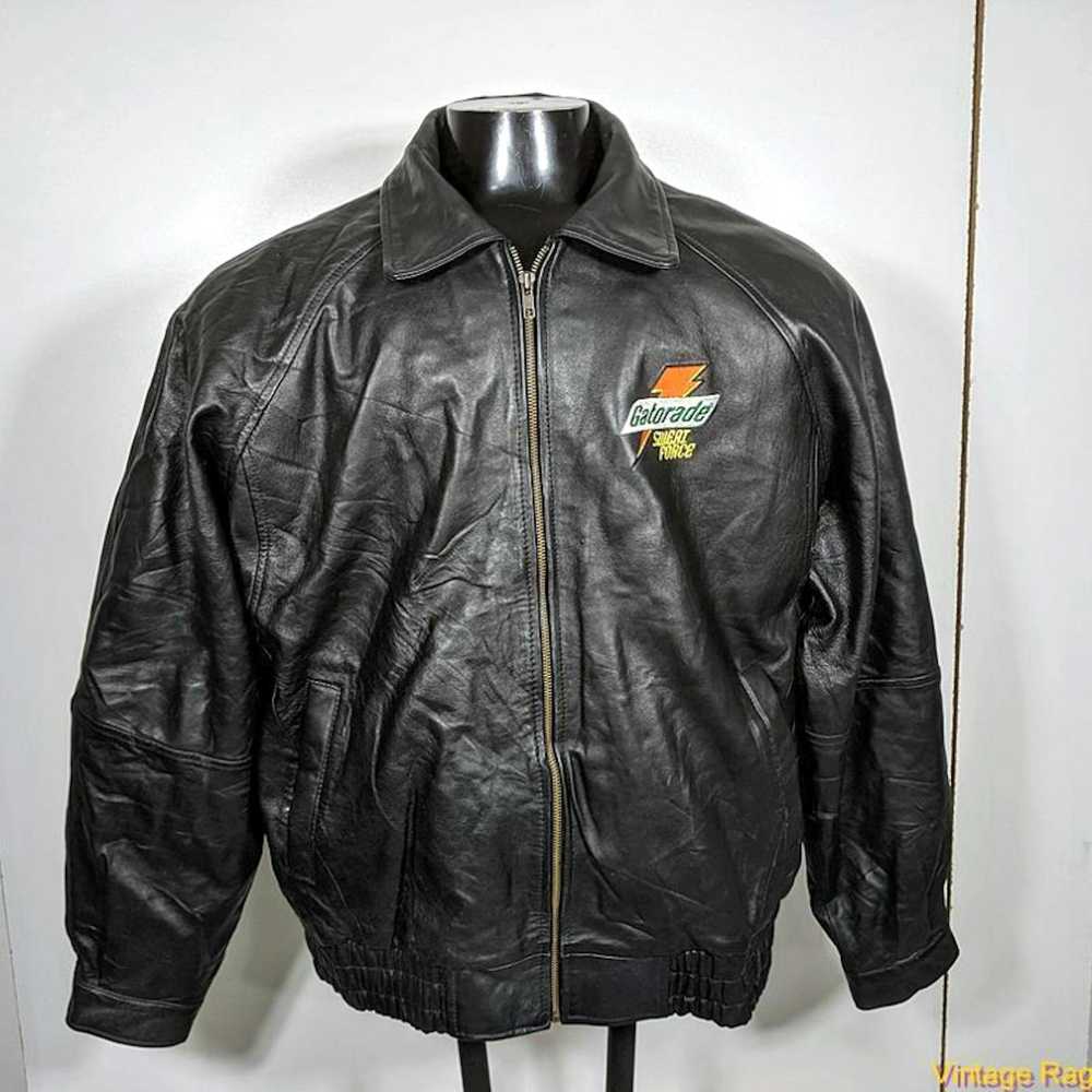 Vintage BURK'S BAY Soft LEATHER JACKET Mens Size XL B… - Gem