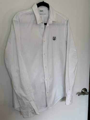 Kenzo Kenzo White collared shirt like-new (rare)