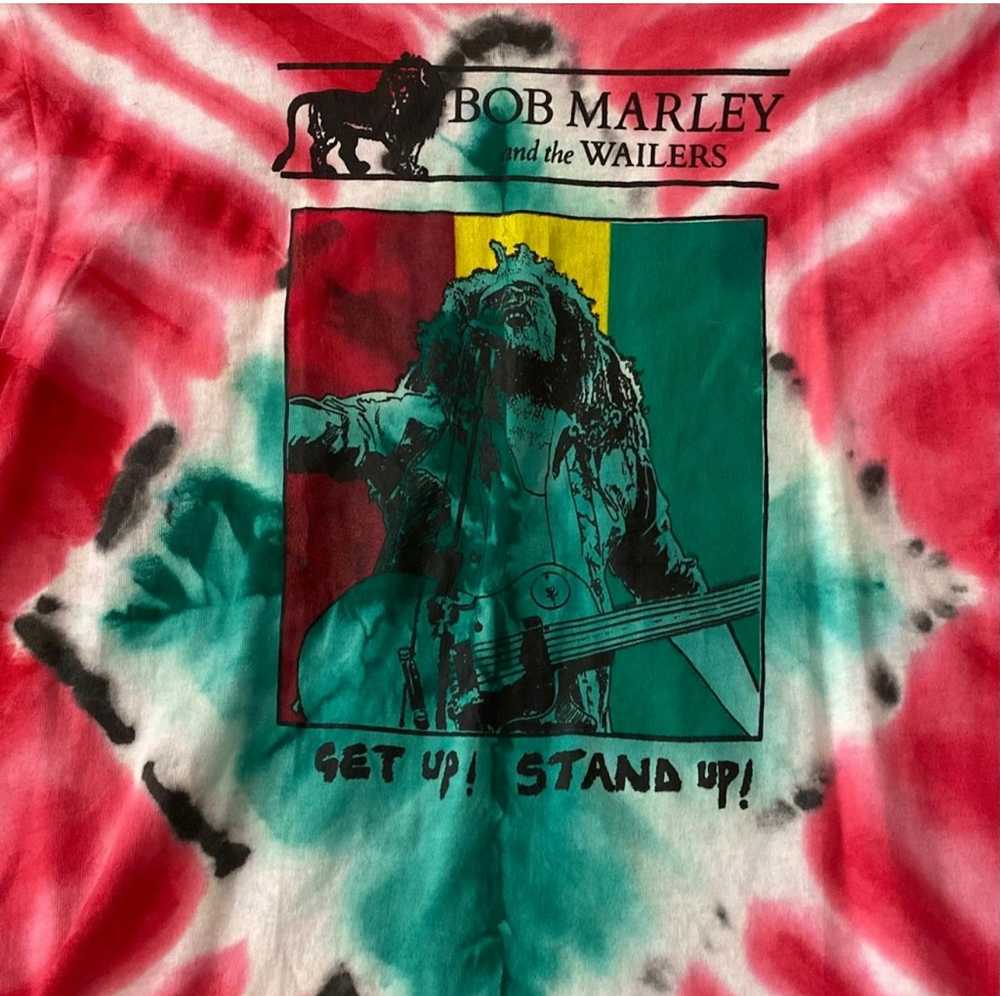 Bob Marley × Vintage Vtg Bob Marley T-shirt - image 3