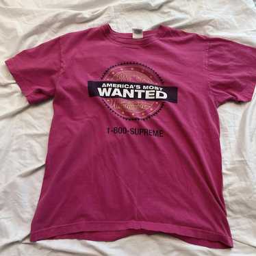 Supreme supreme Americas most wanted 1 800 tee in… - image 1