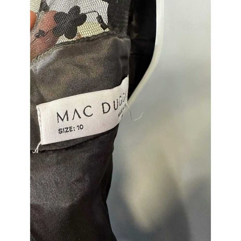 New Mac Duggal - 67854 V-Neck Floral Appliqued Dr… - image 8