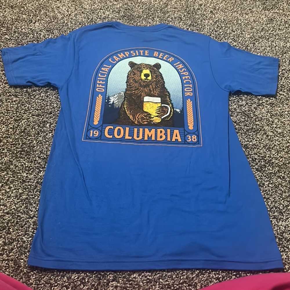 Columbia Men’s Short Sleeve Official Campsite Bee… - image 7