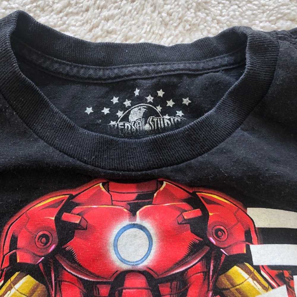Iron man universal studio black t shirt - image 3